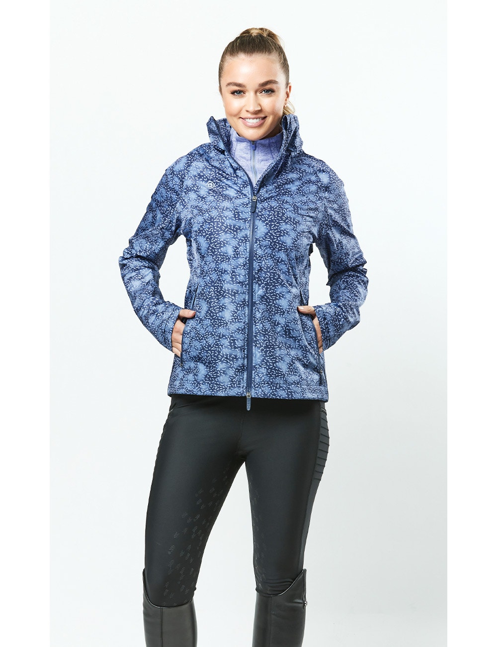 Printed waterproof jacket on sale